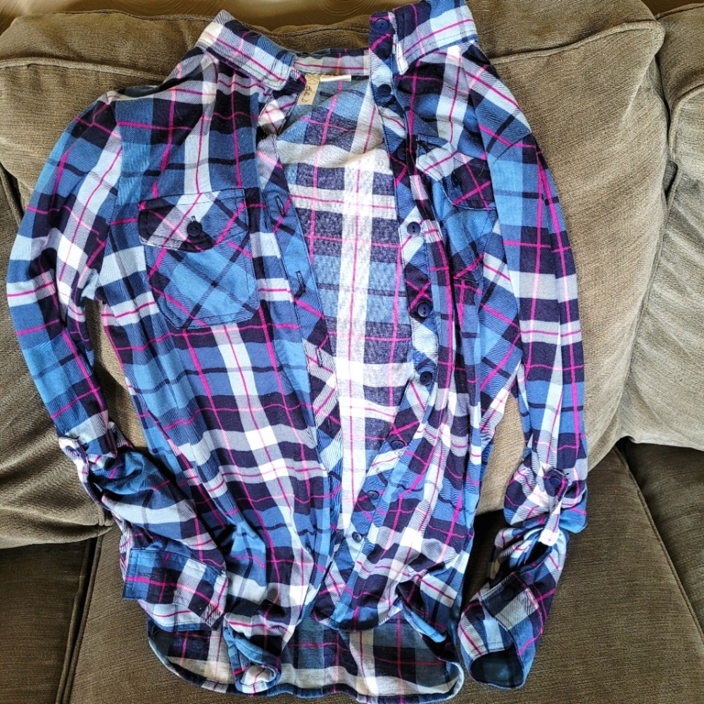 Plaid button up